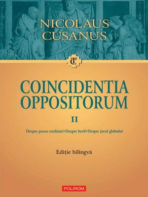 cover image of Coincidentia oppositorum. Volume II